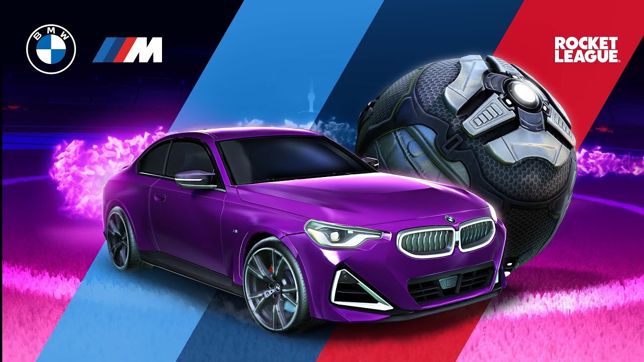 The all-new BMW M240i xDrive Coupé lifts off in Rocket League