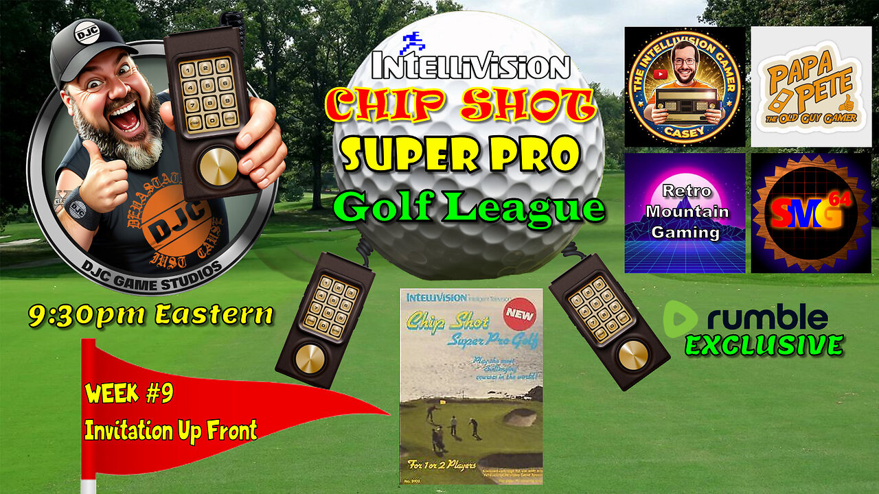 INTELLIVISION - Chip Shot Super Pro Golf League - WEEK #9