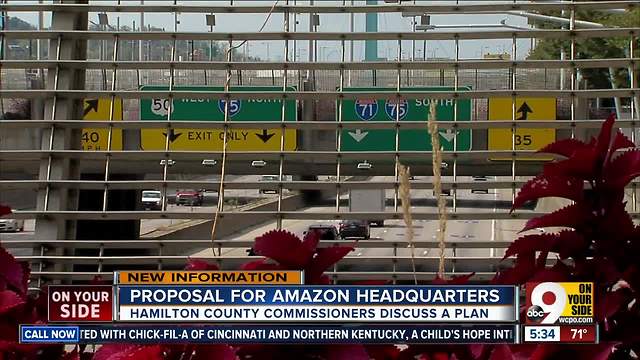 Hamilton Co. commissioners weigh plans to attract Amazon headquarters to Cincinnati