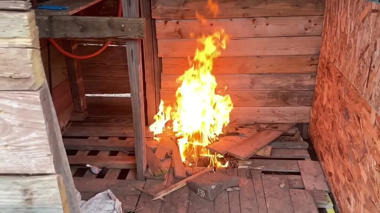 Shit-house fire