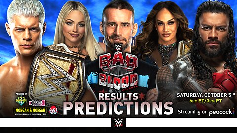 WWE Bad Blood 2024 - Results Predictions