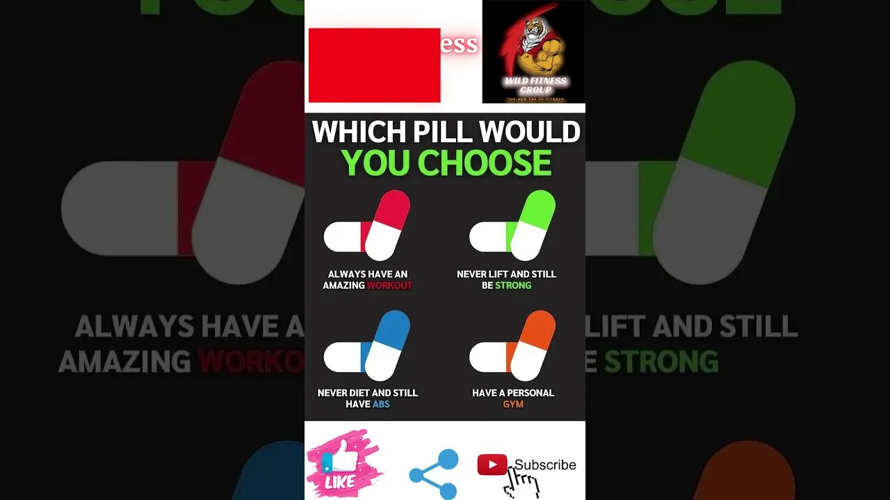 🔥Which pill should you choose🔥#fitness🔥#wildfitnessgroup🔥#shorts🔥