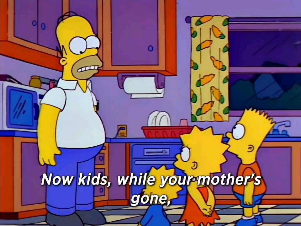 This happens when Homer is in charge