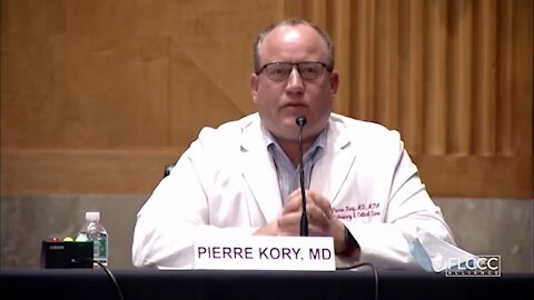 Dr. Pierre Kory Testifies at Senate Hearing on Ivermectin - December 2020