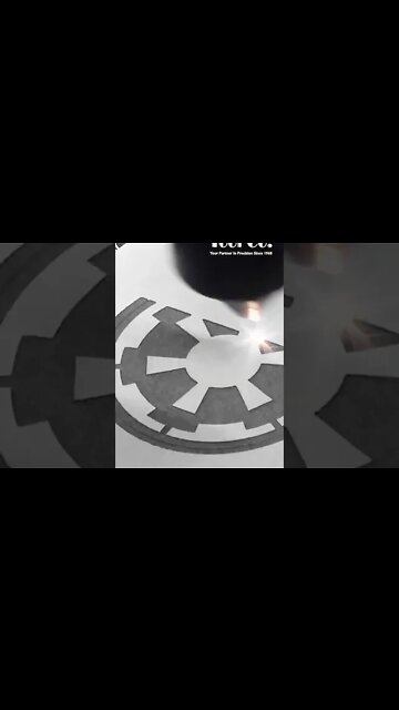 Amazing steel lasering process