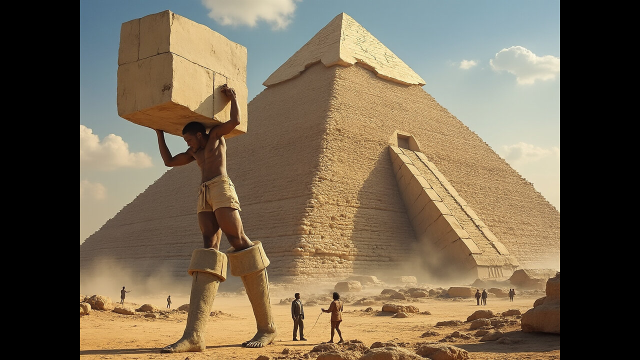 The Giants that Built the Pyramids Expose`