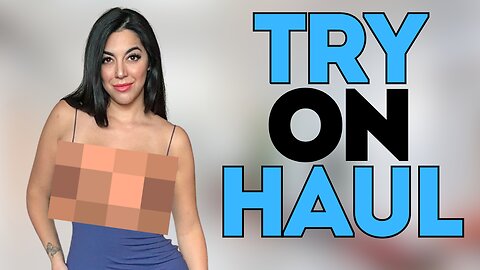 DRESS AND FISHNET TOP TRY ON HAUL! - BLACK EDITION