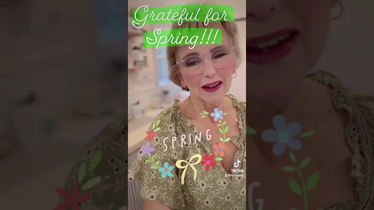 So grateful for Spring as it’s almost sprung!