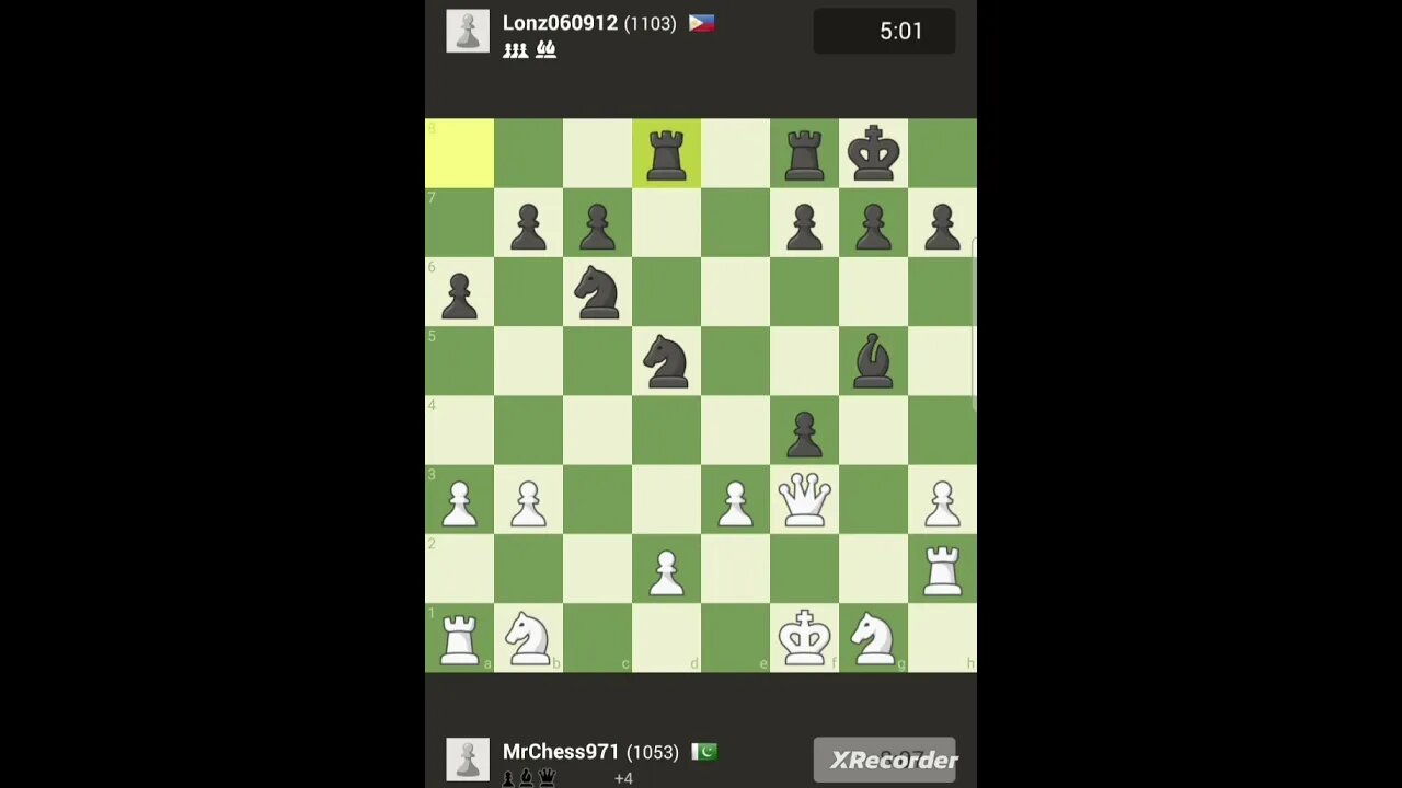 One move and Queen die.