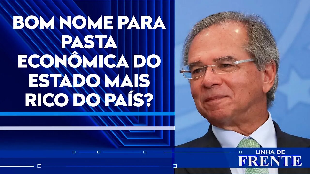 Paulo Guedes está na mira de Tarcísio de Freitas para comandar a Economia em SP | LINHA DE FRENTE