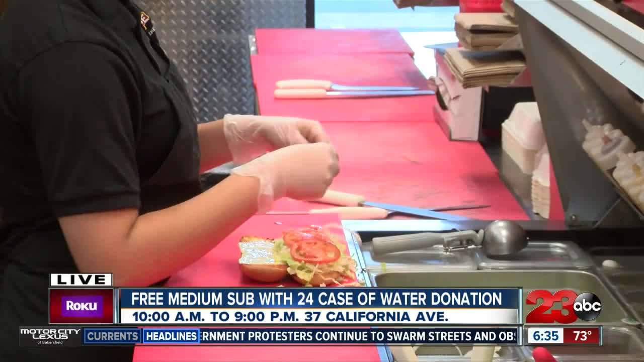 H2O for Heroes bottled water drive to help local first responders