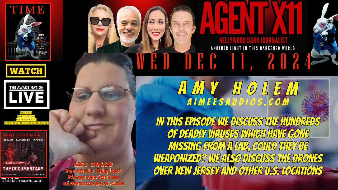 AGENT X11: EP 74: AMY HOLEM: AIMEES AUDIOS FORENSIC AUDIO FINGERPRINTING