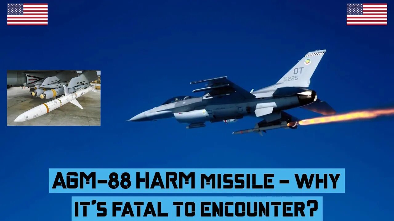 AGM-88 HARM missile - why its fatal to encounter? #harmmissile #agm88 #missile