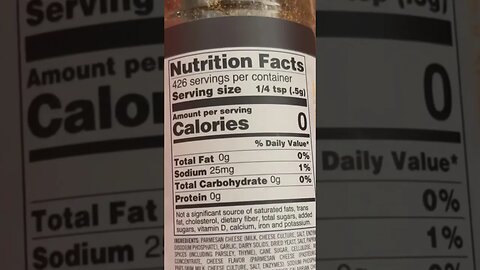 This is a NASTY trick food companies use to LIE about calories in their seasonings.