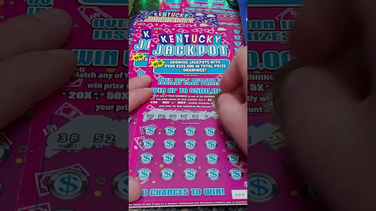 Another WINNING $20 Lottery Ticket!