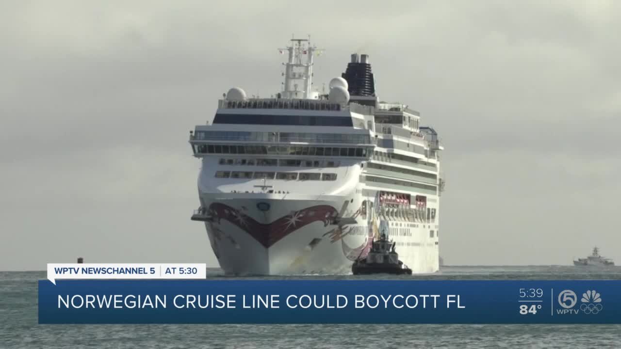 Cruise giant Norwegian threatens to skip Florida's ports