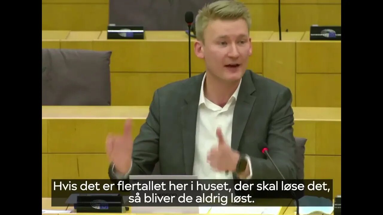 Kofod sætter teknokratiet EU på plads! "I vil have udlændinge til Europa. Derfor vil Danmark ud!"