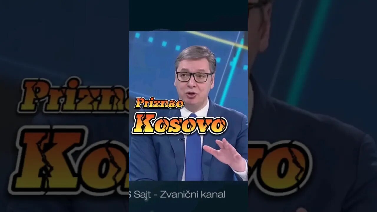 Priznao Kosovo 🫢🤔🤫 #vucic #kosovo