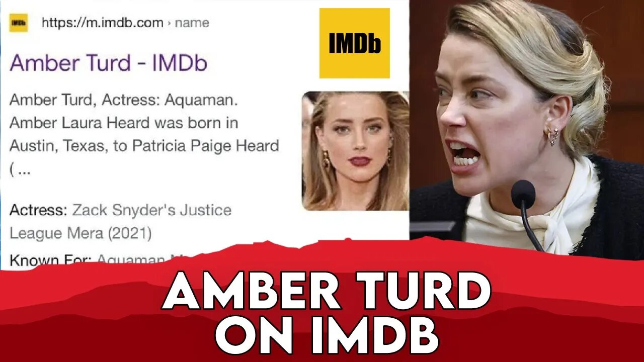 Amber Heard IMDB Pages Changed To Amber Turd | FAMOUS NEWS