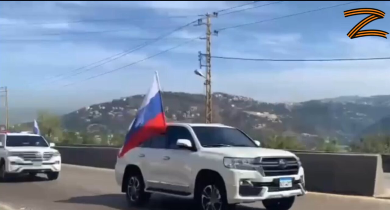 Lebanon: An auto parade is being held in support of Russia