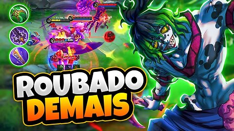 ESSA BUILD TÁ BUGANDO ELE! NÃO TEM CORTA CURA QUE PARE | MOBILE LEGENDS