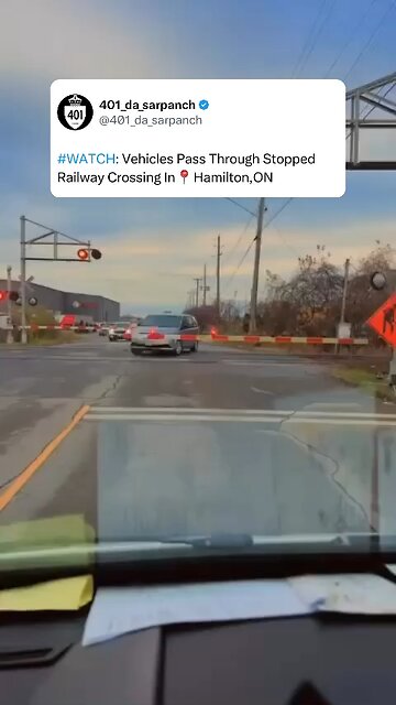 Railway Crossing in Hamilton Ontario