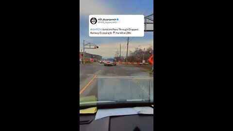 Railway Crossing in Hamilton Ontario