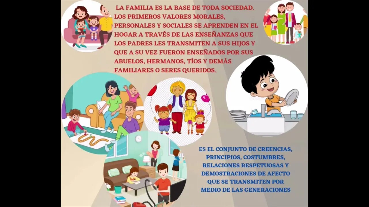 Los Valores en el hogar