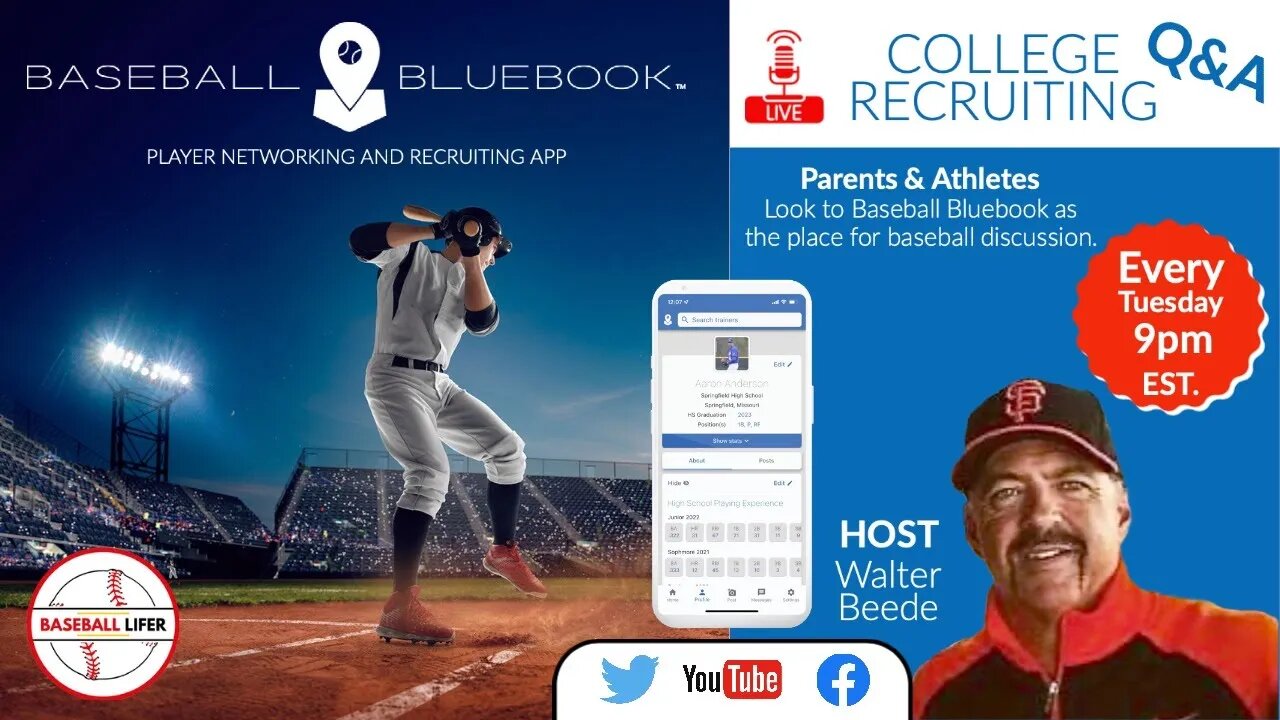 TUESDAYS BASEBALL BLUEBOOK College Recruiting Q&A