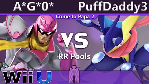 A*G*0* (Captain Falcon) vs. PuffDaddy3 (Greninja) - Wii U RR Pools - CTP2