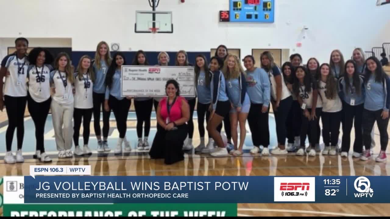 Joaquin Garcia wins Baptist Performance of the Week
