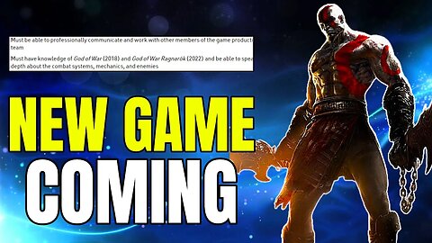 A NEW God Of War Game Is In Development?! | Job Postings Reveal