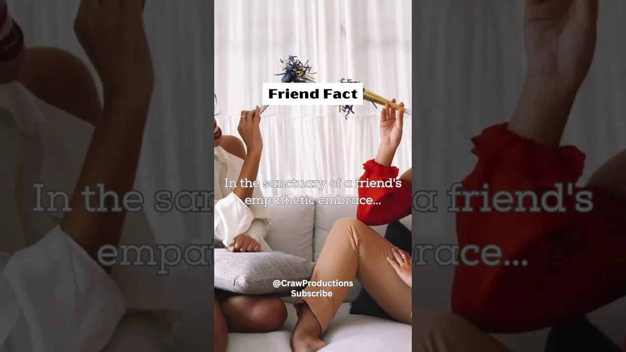 In the sanctuary of a friend's empathetic embrace #relationshipadvice #shorts