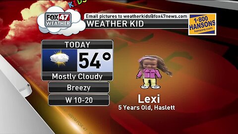 Weather Kid - Lexi - 5/20/19