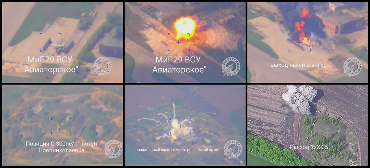 Dnipro area: Russian Iskander missile strikes Mig-29 and S-300 Anti-aircraft system