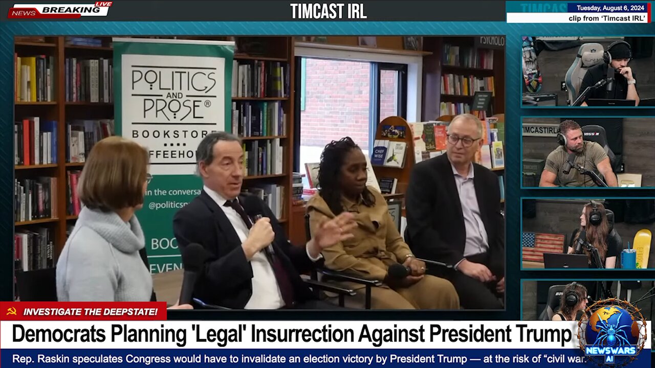 Democrats Planning 'Legal' Insurrection Against President Trump ~ Tim Pool on Rep. Raskin's Plan