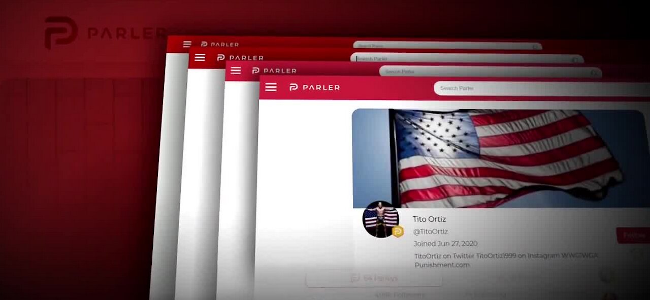 Parler website partially restored on Sunday