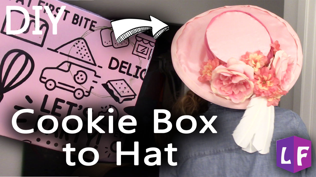 DIY: Garden Party Hat from a Cookie Box