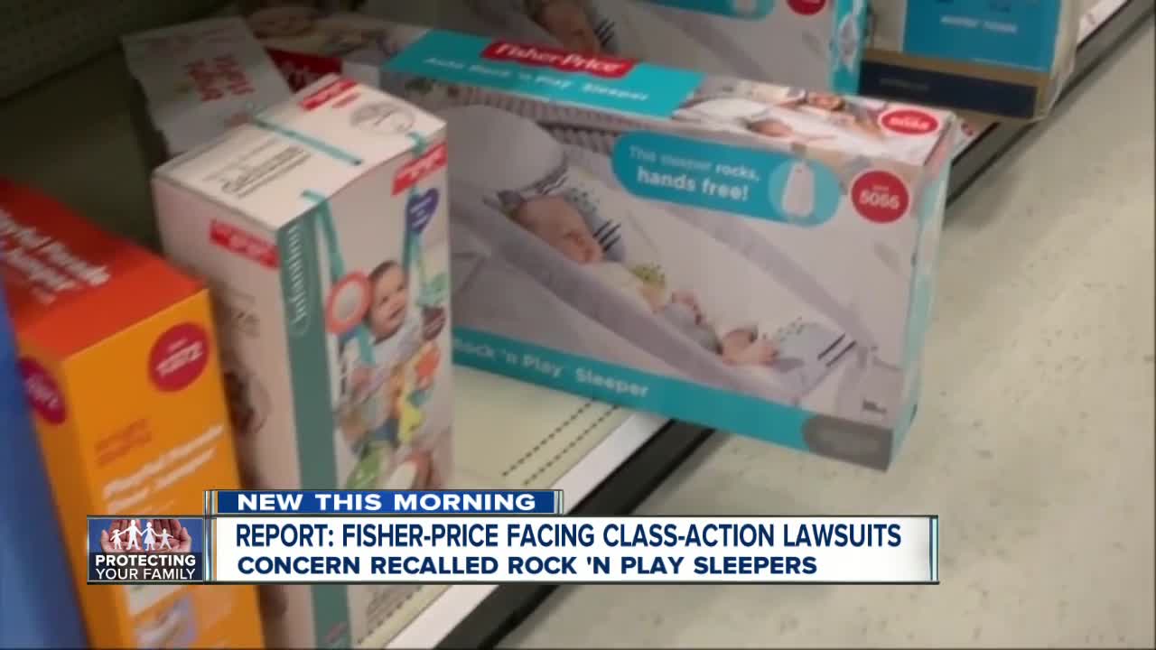 Report: Fisher-Price facing class-action lawsuit over recalled Rock 'N Play sleeper