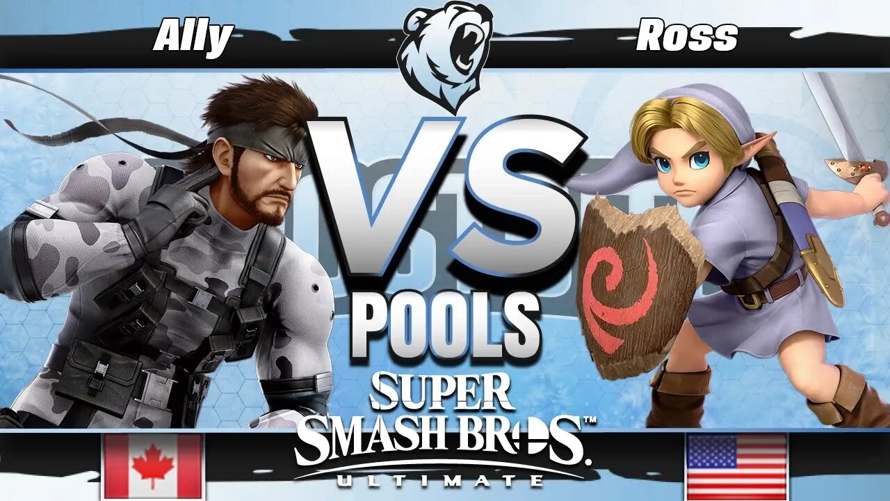 Ally (Snake) vs. BxA | Ross (Link/Young Link) - Ultimate Pools - Frostbite 2019