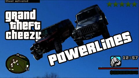 JEEP WRANGLER JKU GTA Off-roading on the power lines