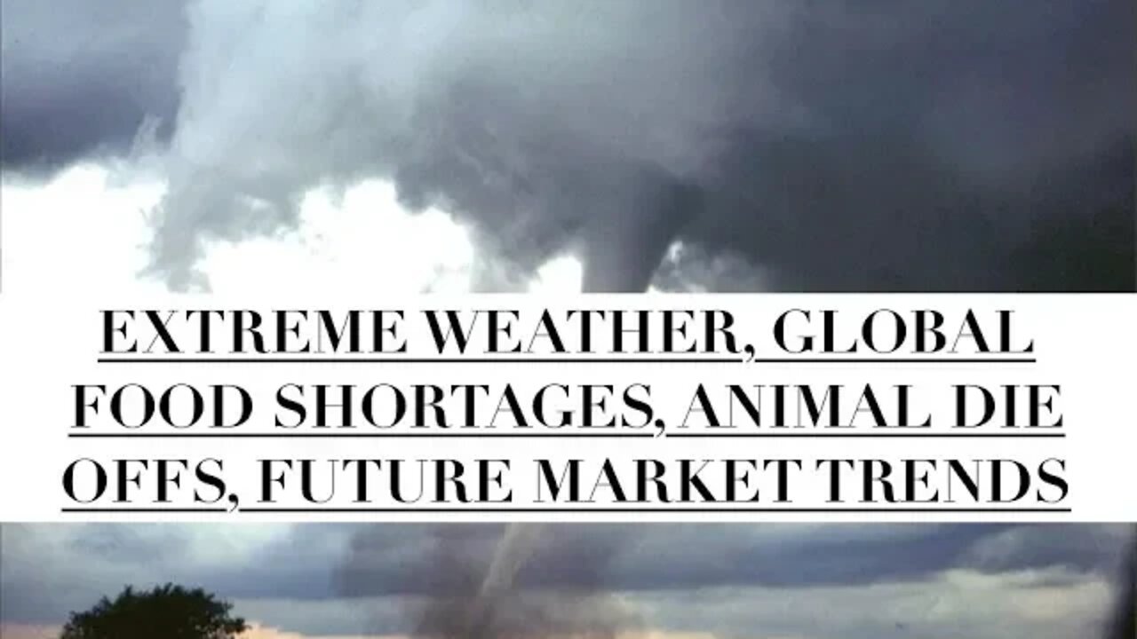 Major Animal Die Offs, Food Shortages, Extreme Weather, CRISPR Babies & AI, Future Market Trends