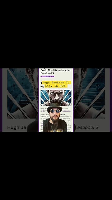 Hugh Jackman MAY Stay On As Wolverine AFTER Deadpool 3 W/ Ryan Reynolds #shorts #mcu