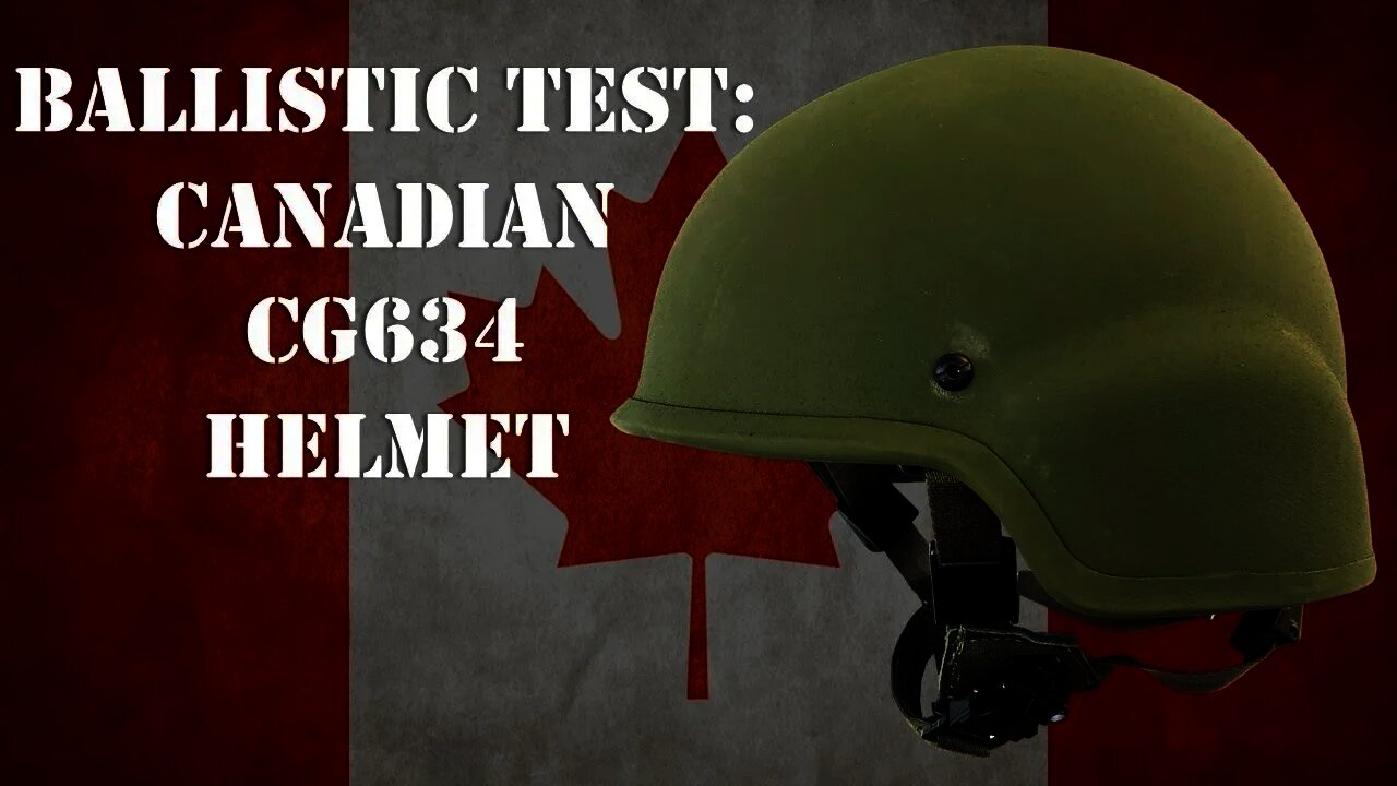 Helmet Ballistic Test: Canadian CG634 Spectra Helmet