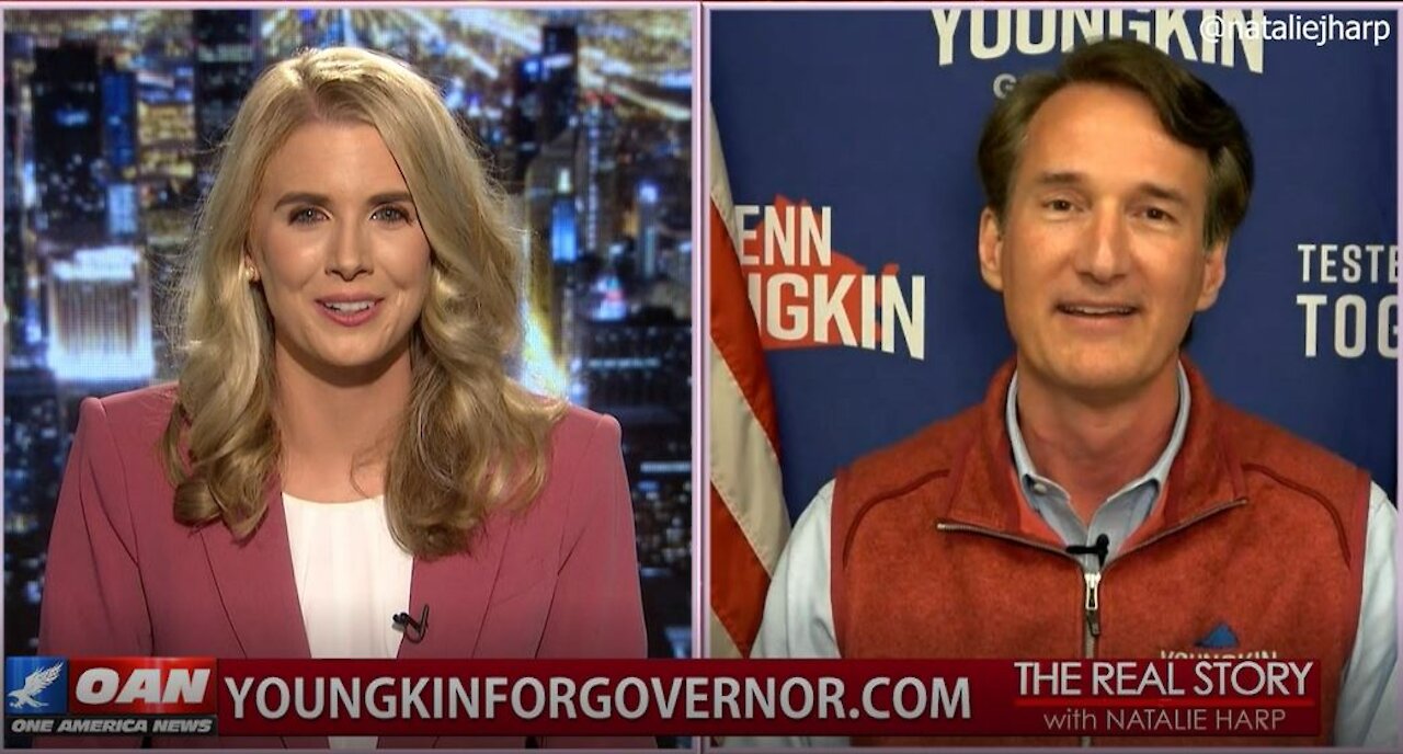 The Real Story - OANN Virginia Governors Race with Glenn Youngkin