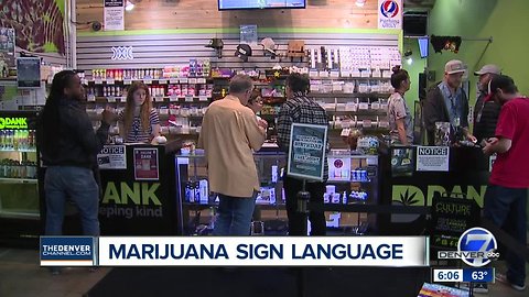 Boulder nonprofit working on marijuana sign language