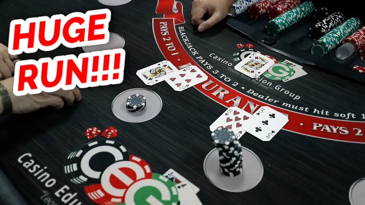 BIGGEST BLACKJACK SESSION EVER - Timmy Vs. David