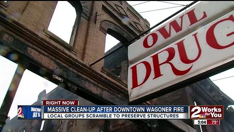 Clean-up underway in Wagoner