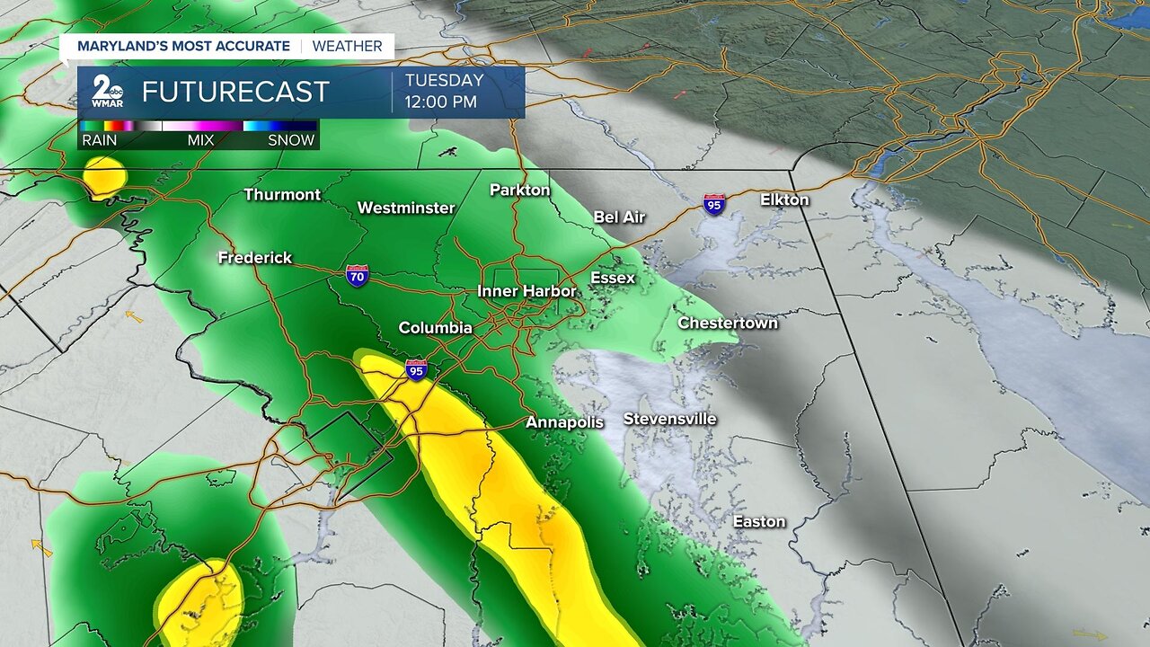 PM Scattered Showers Possible