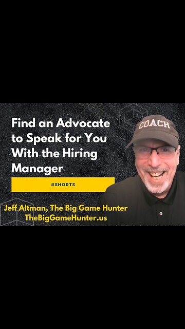 Find an Advocate to Speak for You With the Hiring Manager